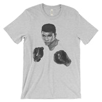 Mo Ali Boxing Unisex Short Sleeve T-Shirt Illustrated by Robert Bowen - Robert Bowen Tees